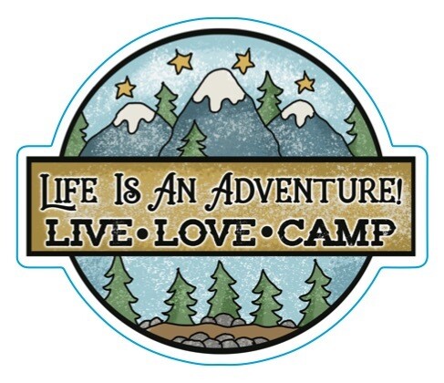 Life Is An adventure Sticker