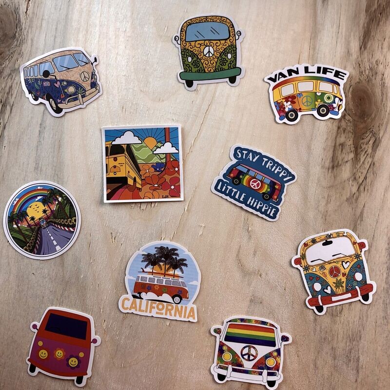 Camper Bus Sticker Set 1