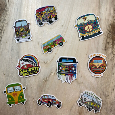 Camper Bus Sticker Set 2