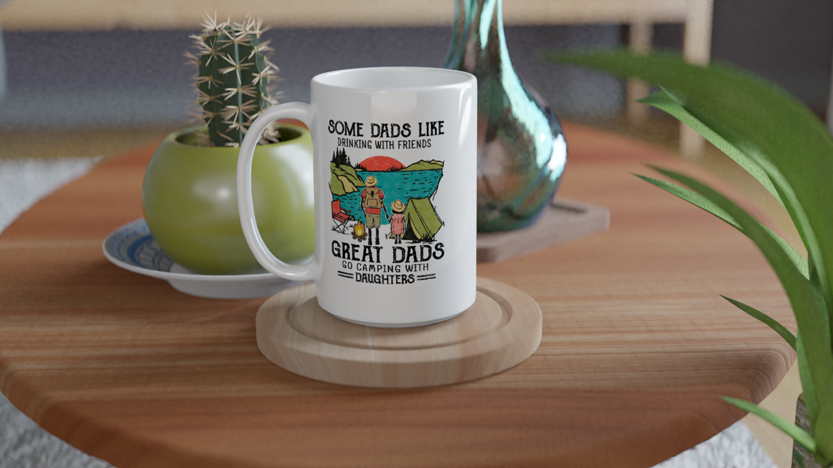 Outdoor Father&#39;s Day Gift: Camping Mug for Dad and Daughter