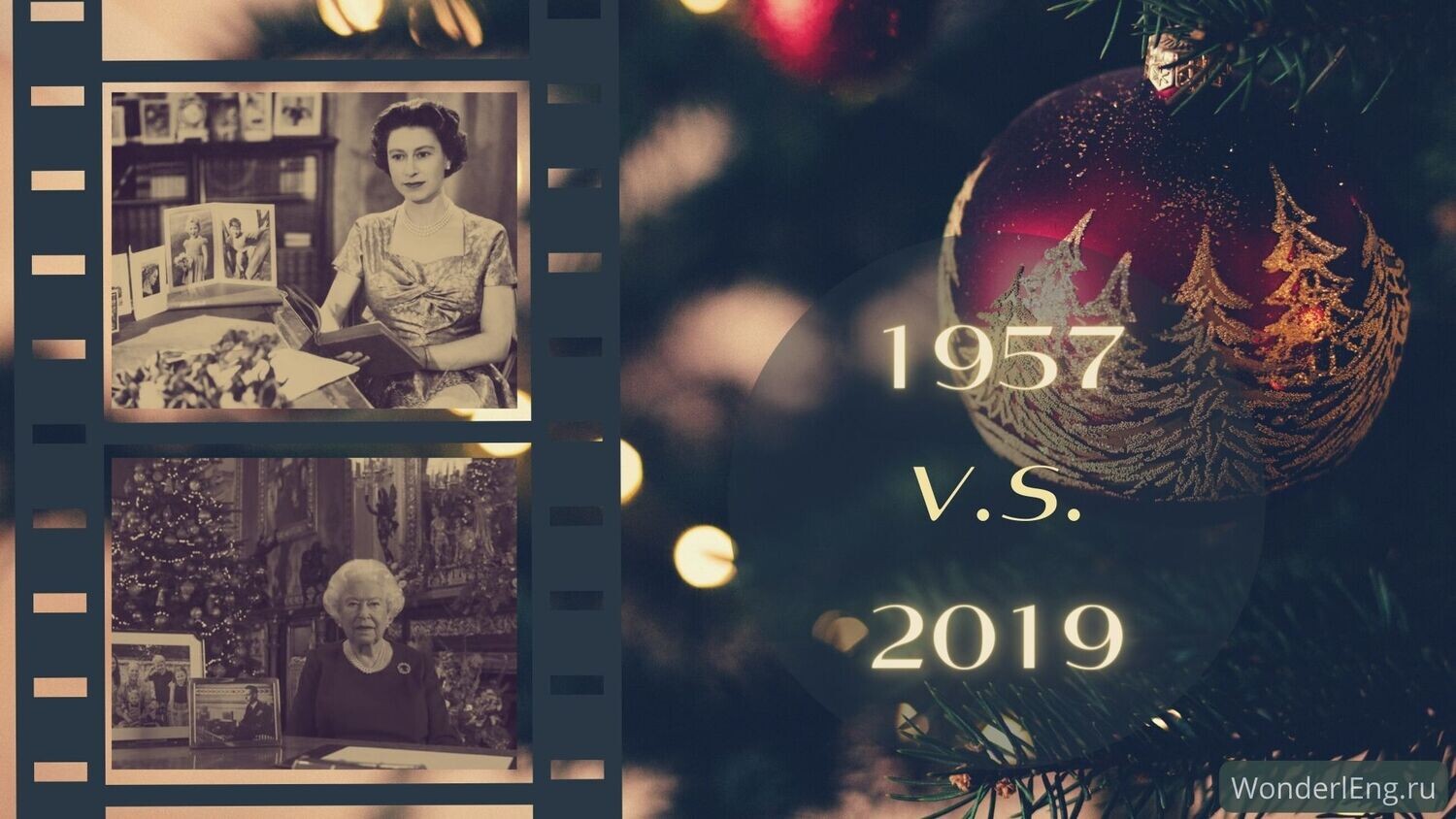 The Queen's Christmas Messages: 1957 vs 2019