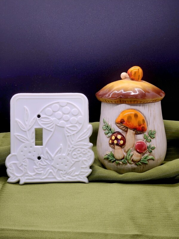 Merry Mushroom Switch Plate Blank