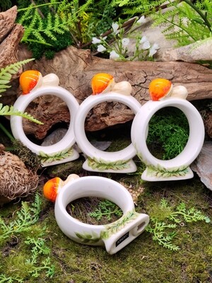 Merry Mushroom Napkin Rings