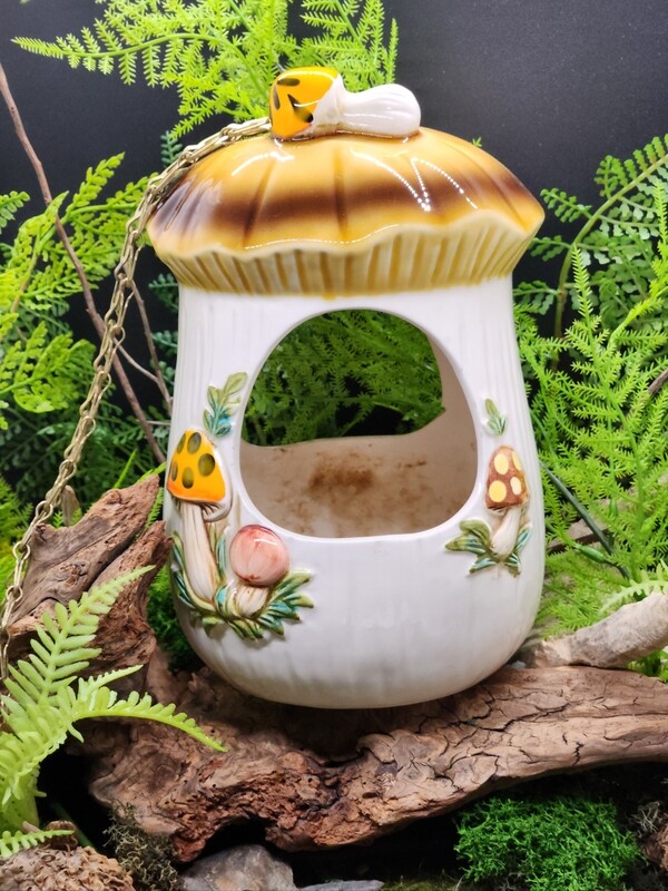 Merry Mushroom Hanging Planter