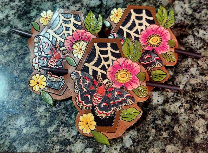 Cecropia Moth w/Coffin