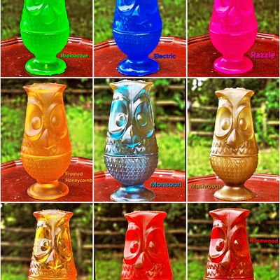 Viking Style Owl Fairy Lamps