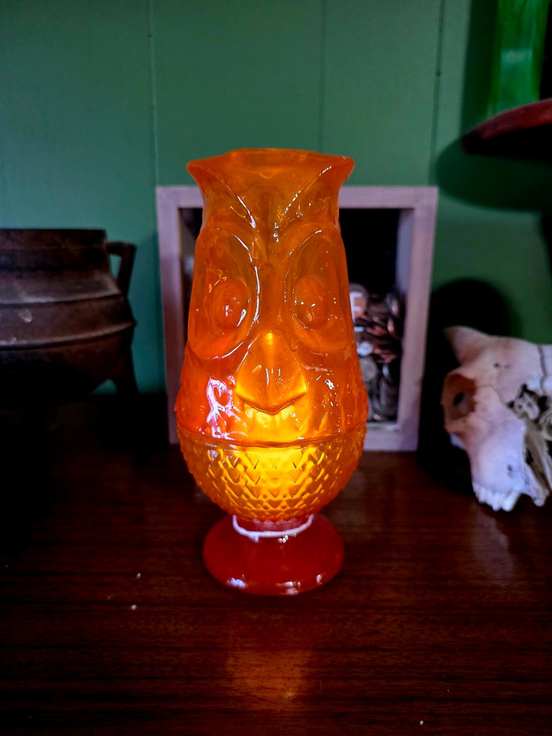Orange UV Owl