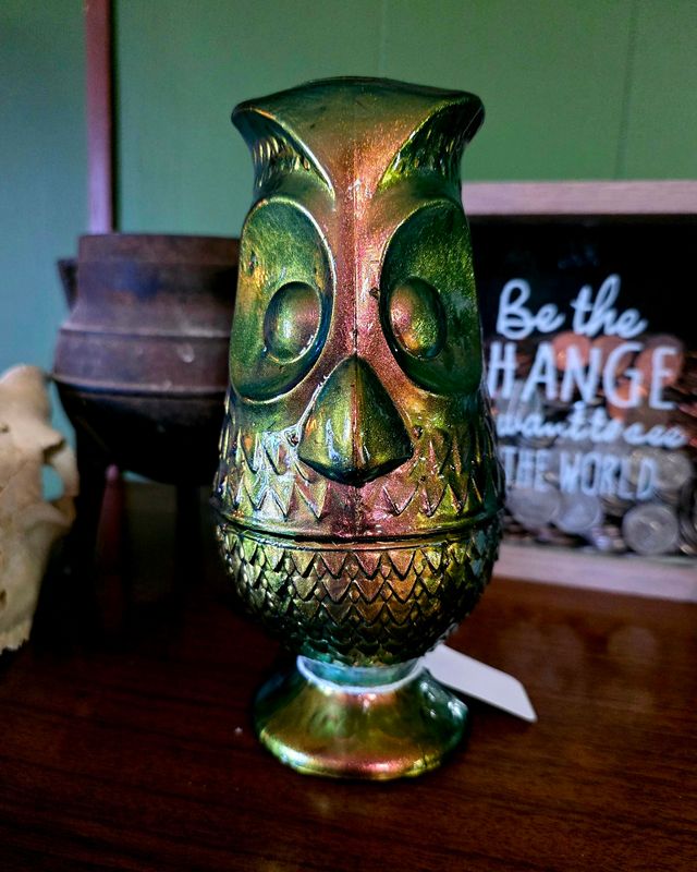 Carnival Owl Fairy Lamp