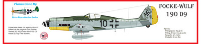 Reproduction Gold Edition
 FW190 D-9 Focke Wulf (.60)