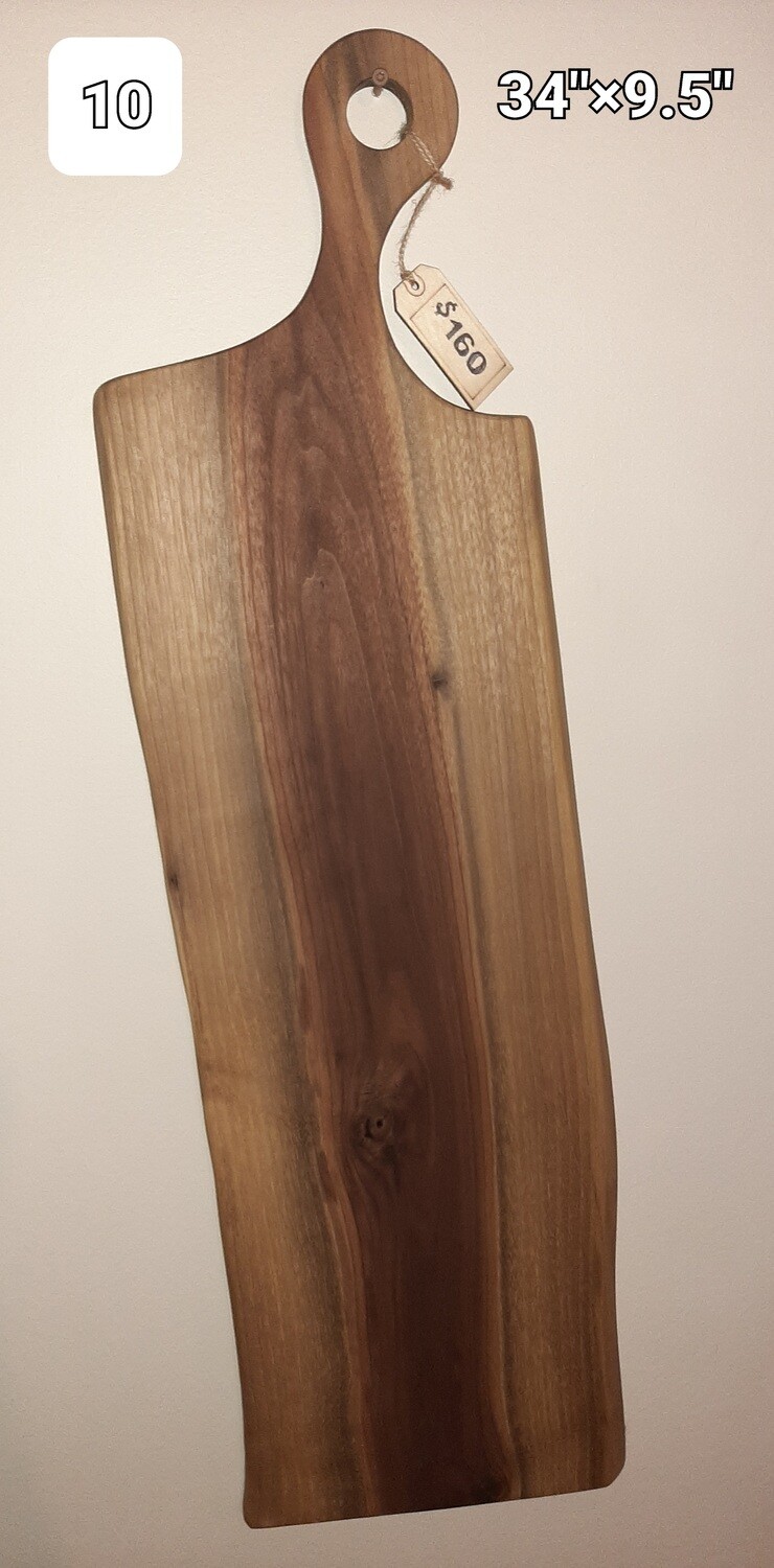 Charcuterie boards - Black Walnut