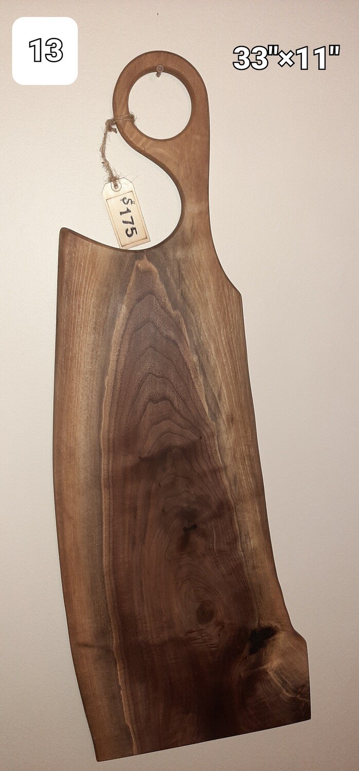 Charcuterie boards - Black Walnut