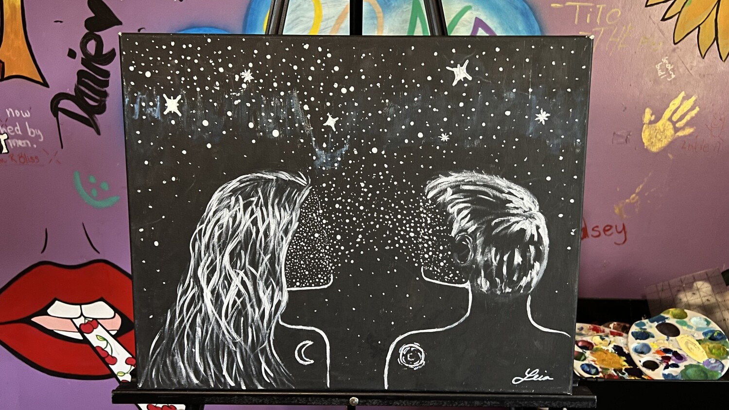 Divine Connection Original Canvas