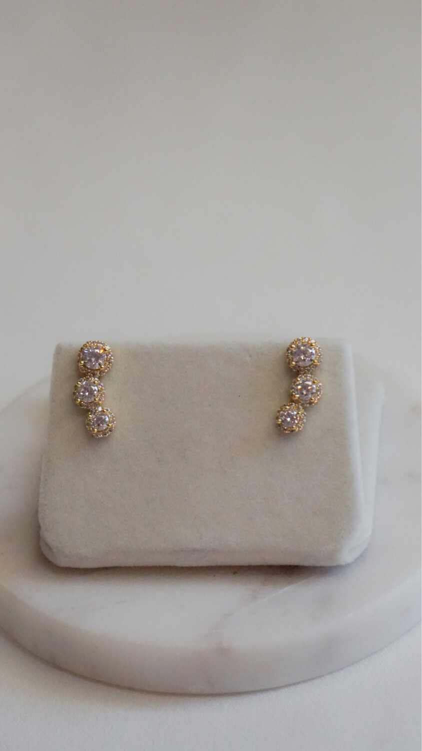 Bluebell Earrings In Plated Gold 18k
