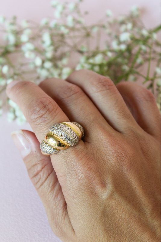 Croissant Ring Size 7.5