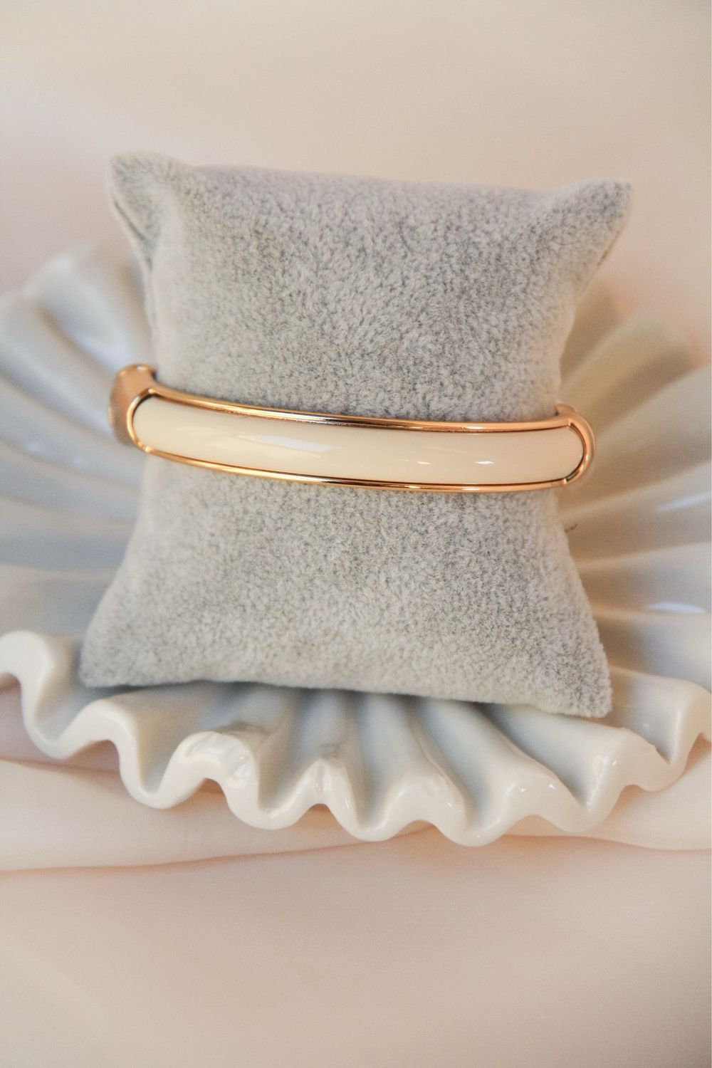 White Bangle Bracelet