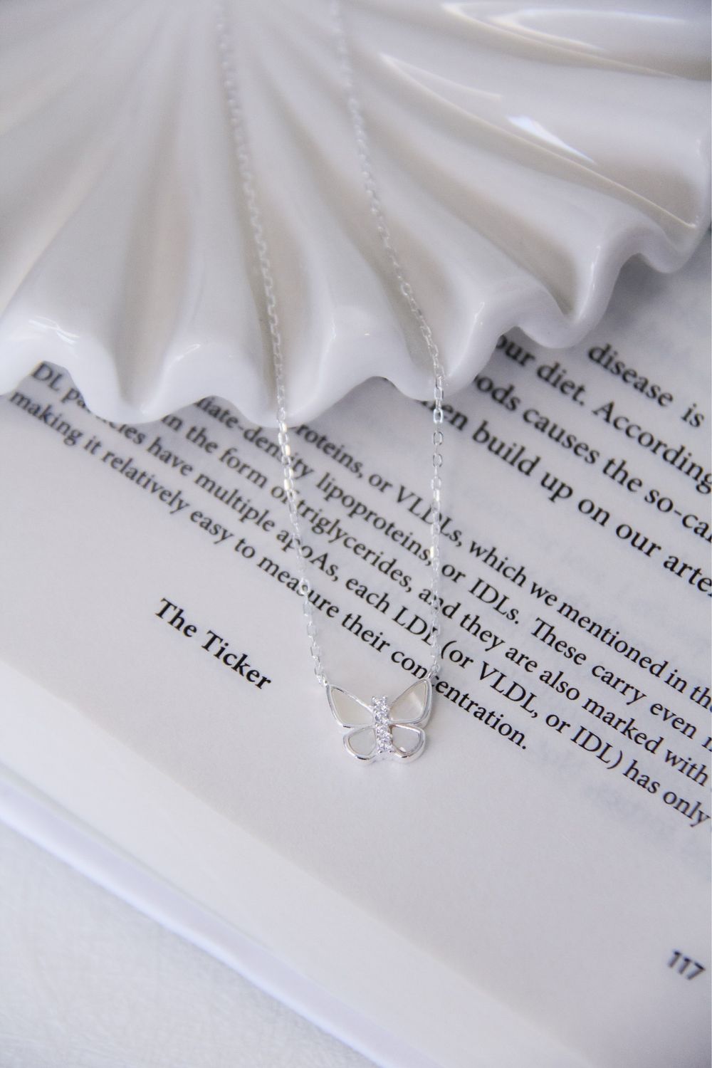 Delicate Butterfly In Sterling Silver
