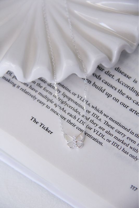 Delicate Butterfly In Sterling Silver