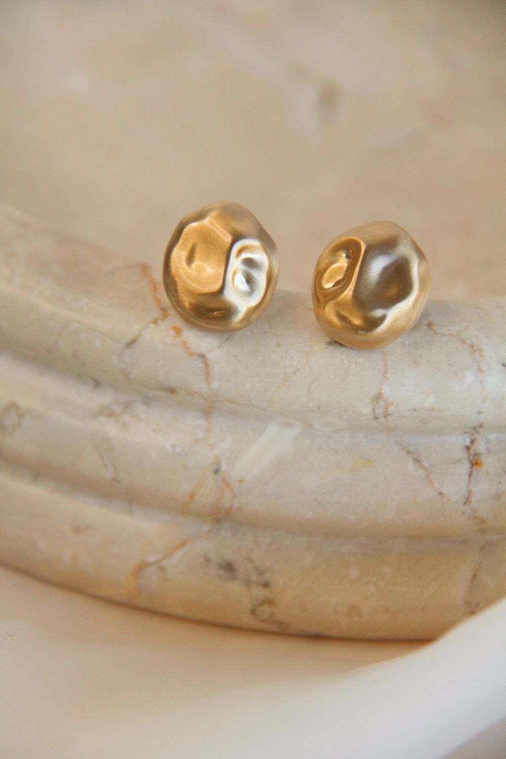 Matte Organic Shape Earrings