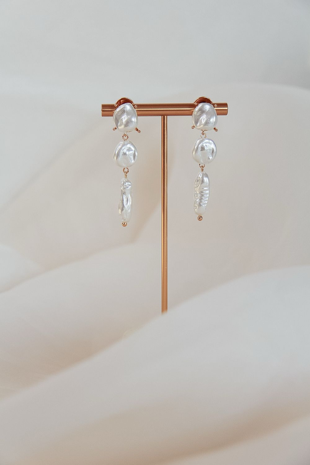 Natural Fresh Water Earrings