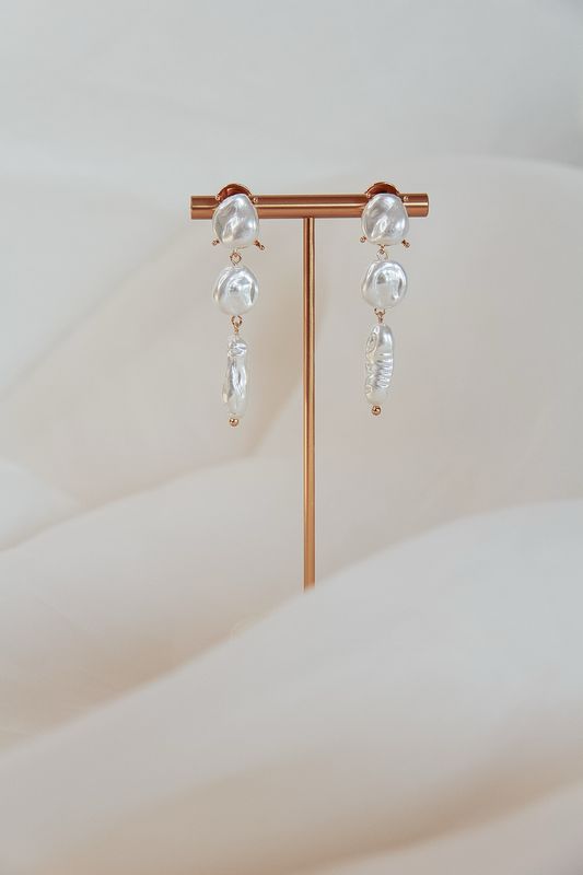 Natural Fresh Water Earrings