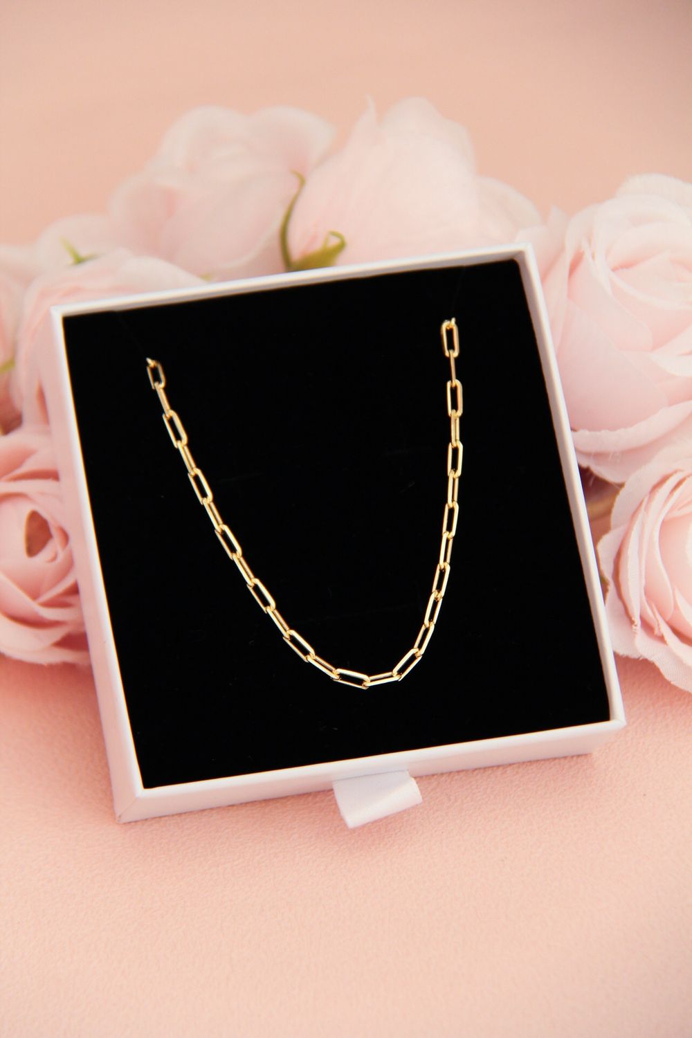 Delicate Paper Clip Chain