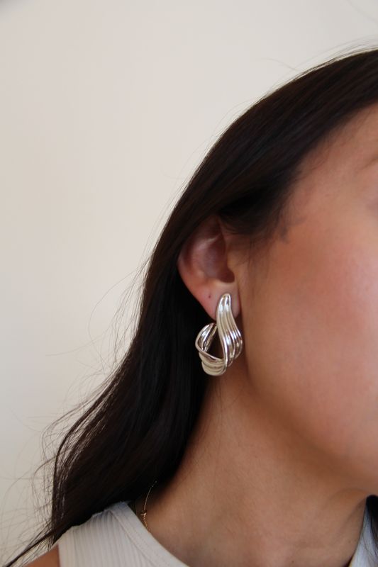 Minimalist Twisted Earrings