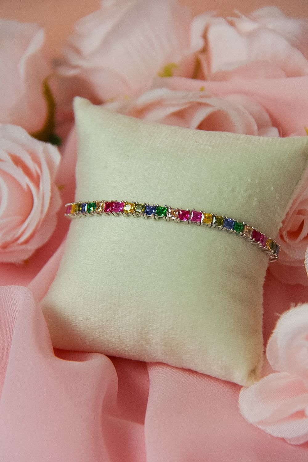 Colorful Tennis Bracelet