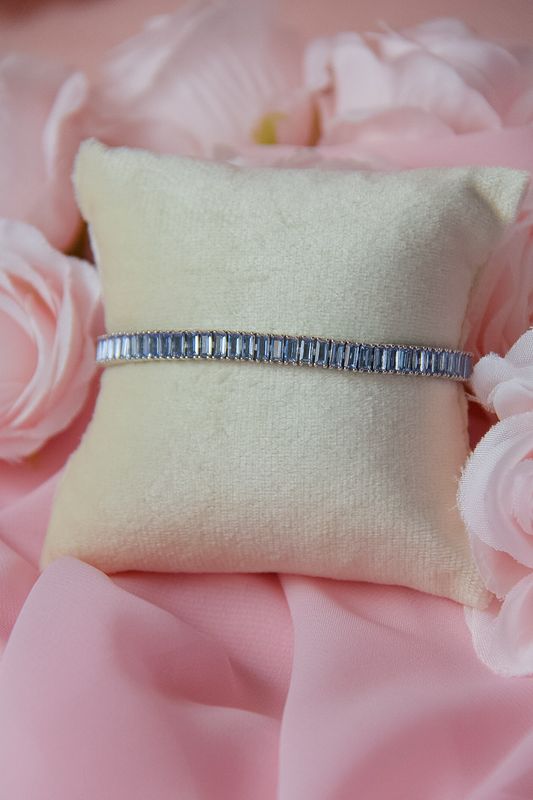 Light Blue Tennis Bracelet