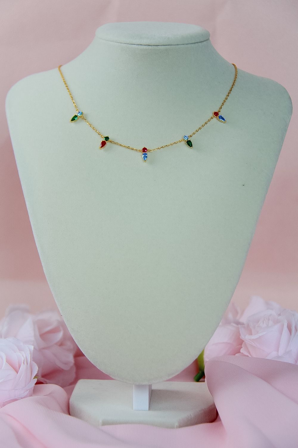 Colorful Sterling Silver Necklace
