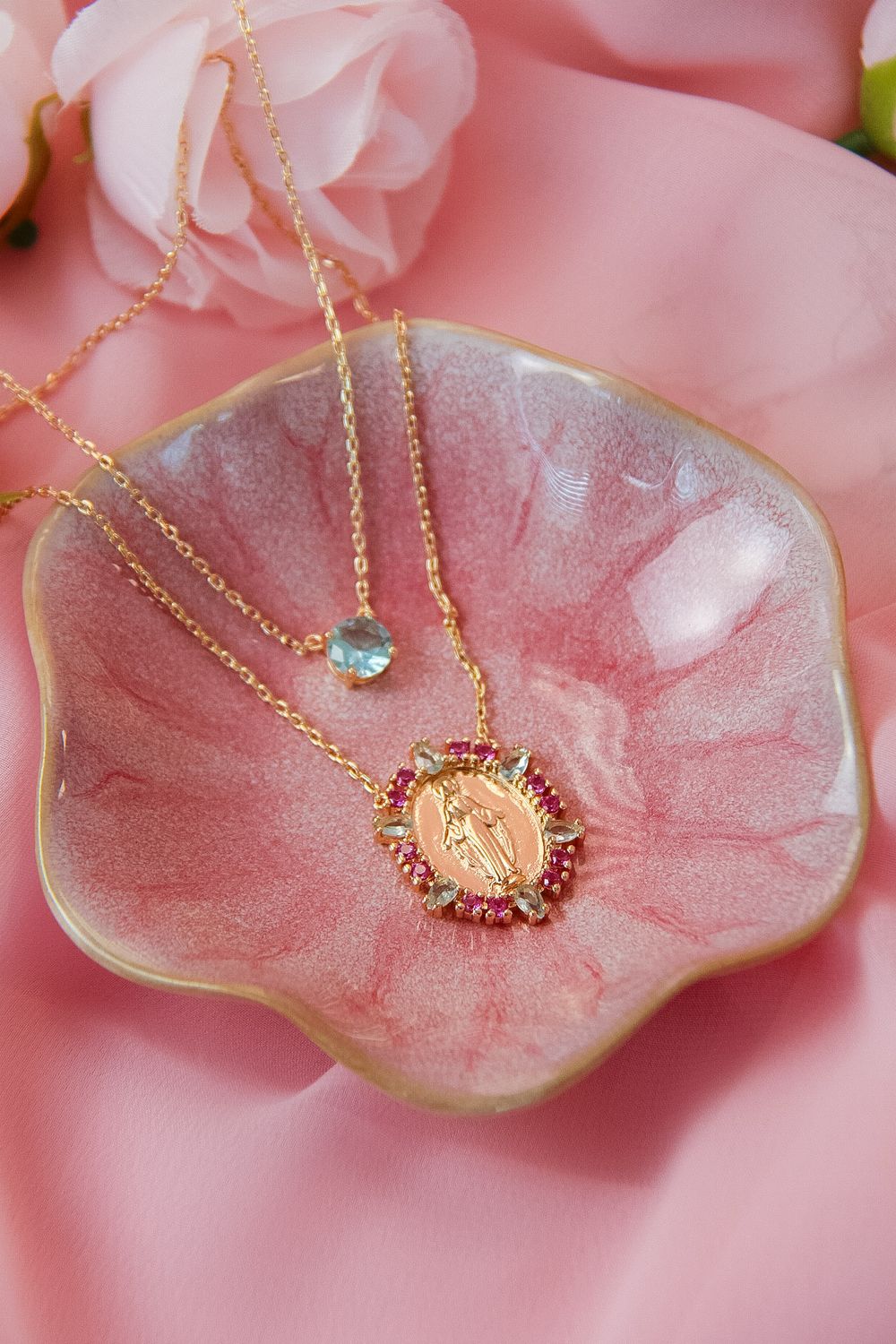 Jesus Scapular Necklace