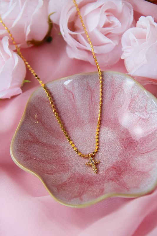 Simple Cross Necklace