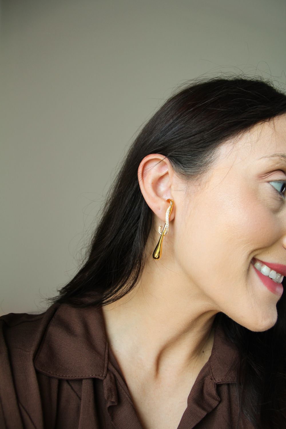 Organic Shape Earrings