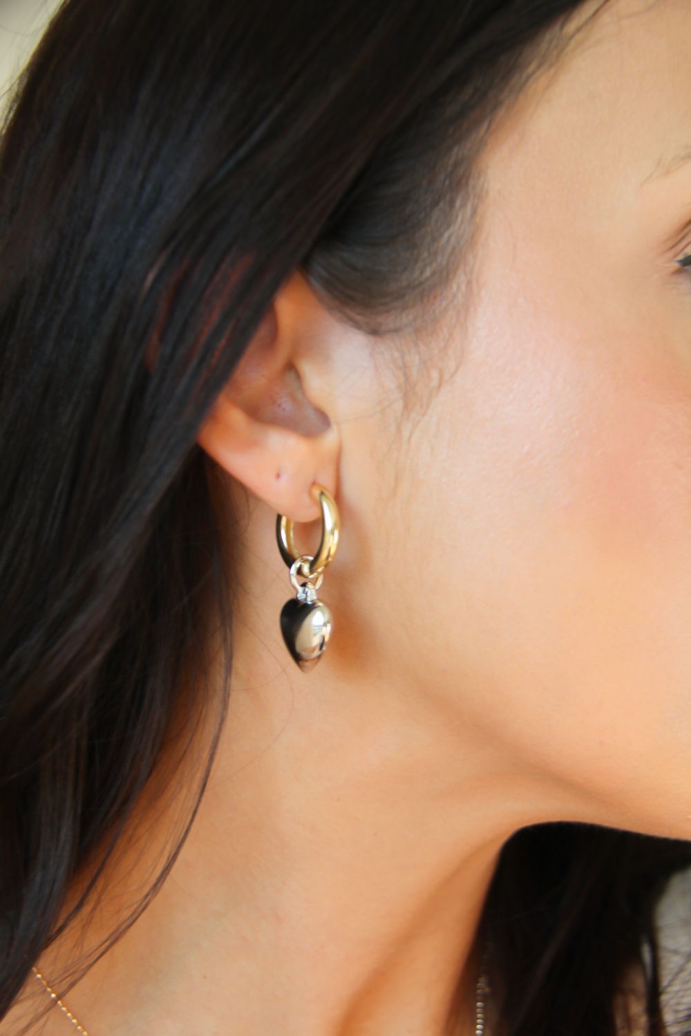 Silver And Gold Hoop