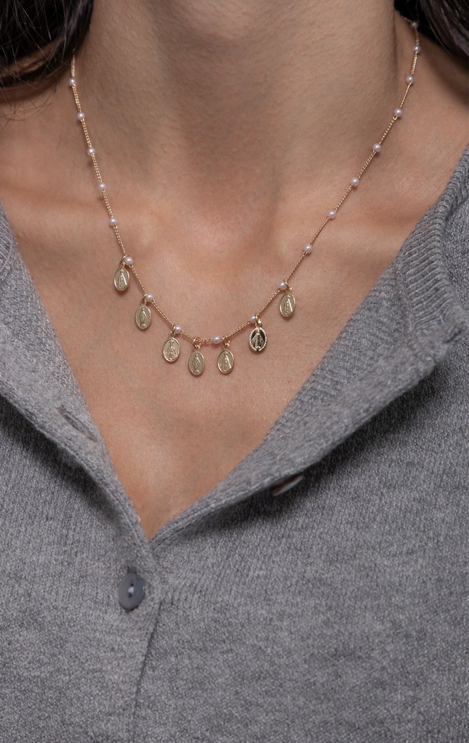 Religious Medals Necklace