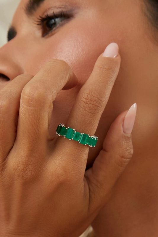 Emerald Ring Size 7