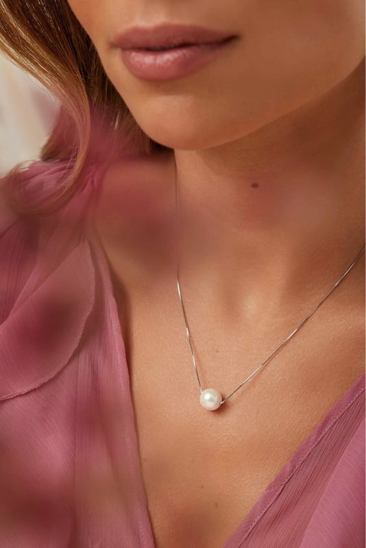 Delicate Solitary Genuine Pearl