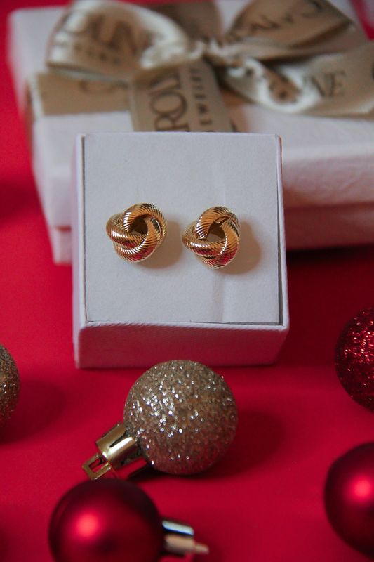 Twisted Stud Earrings