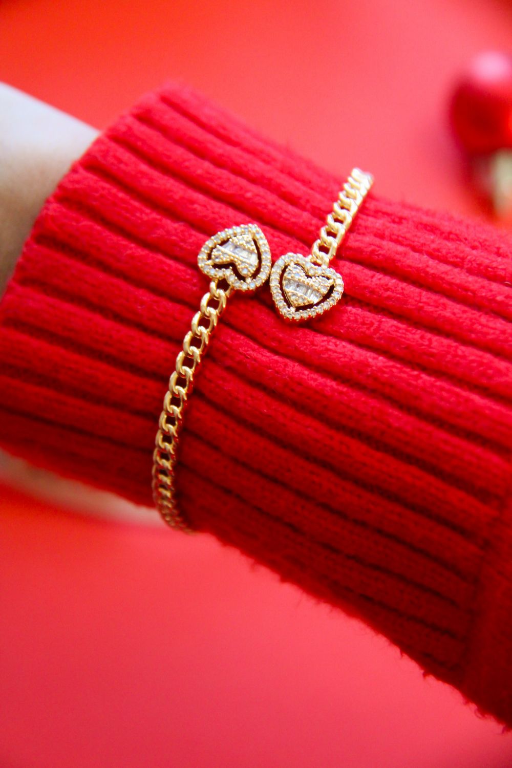 Double Heart Bracelet