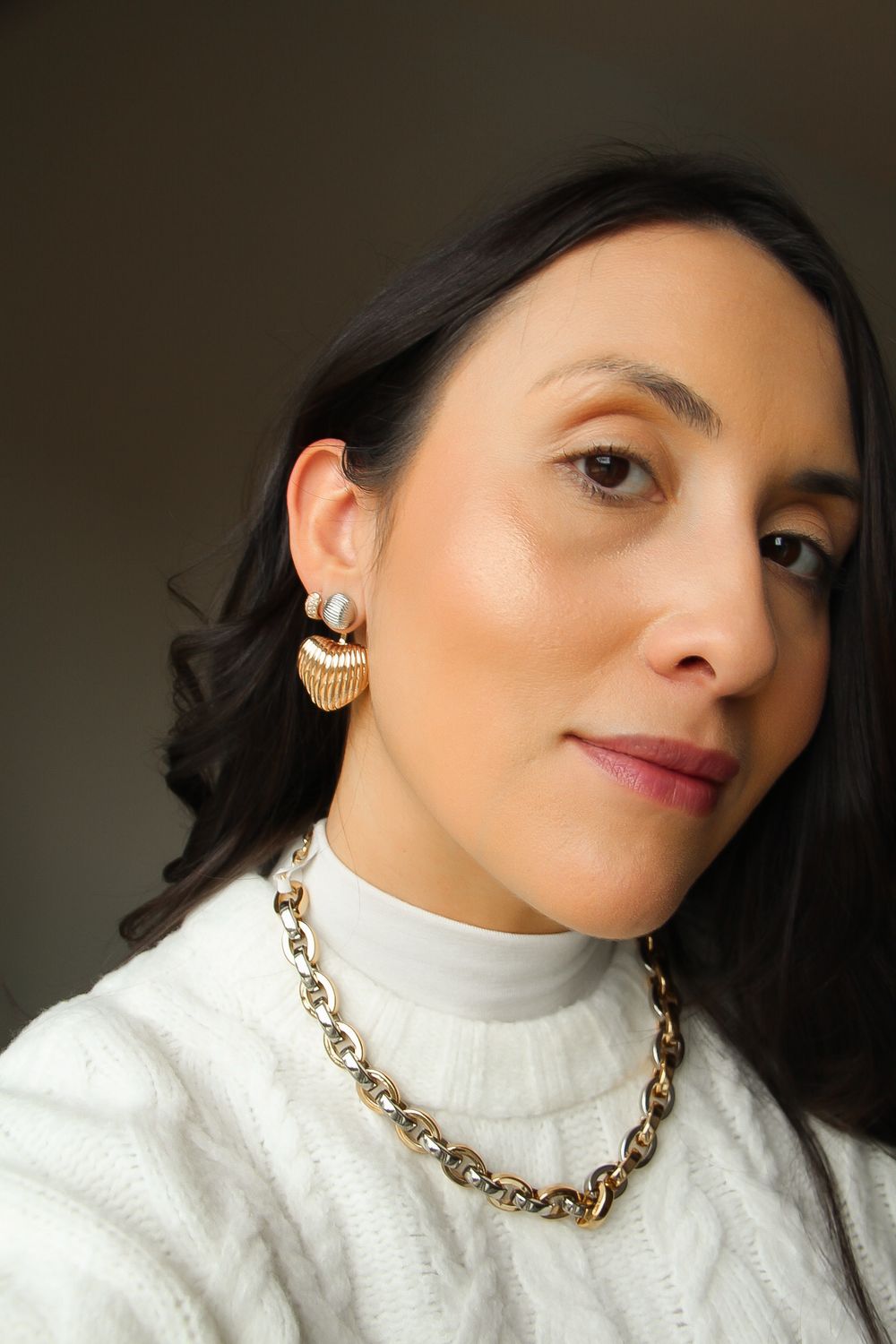 Minimalist Heart Earrings