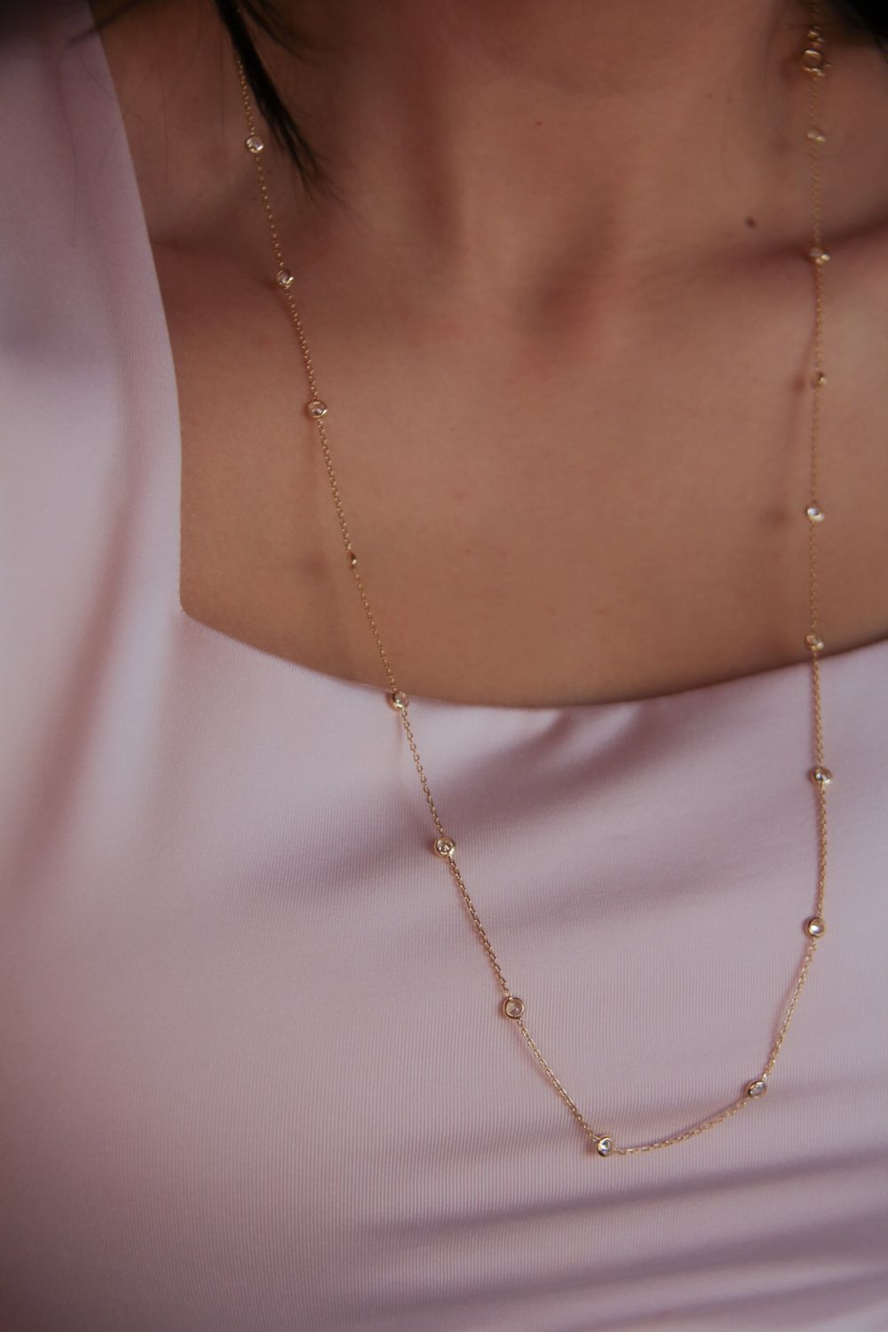 Long Minimalist Necklace