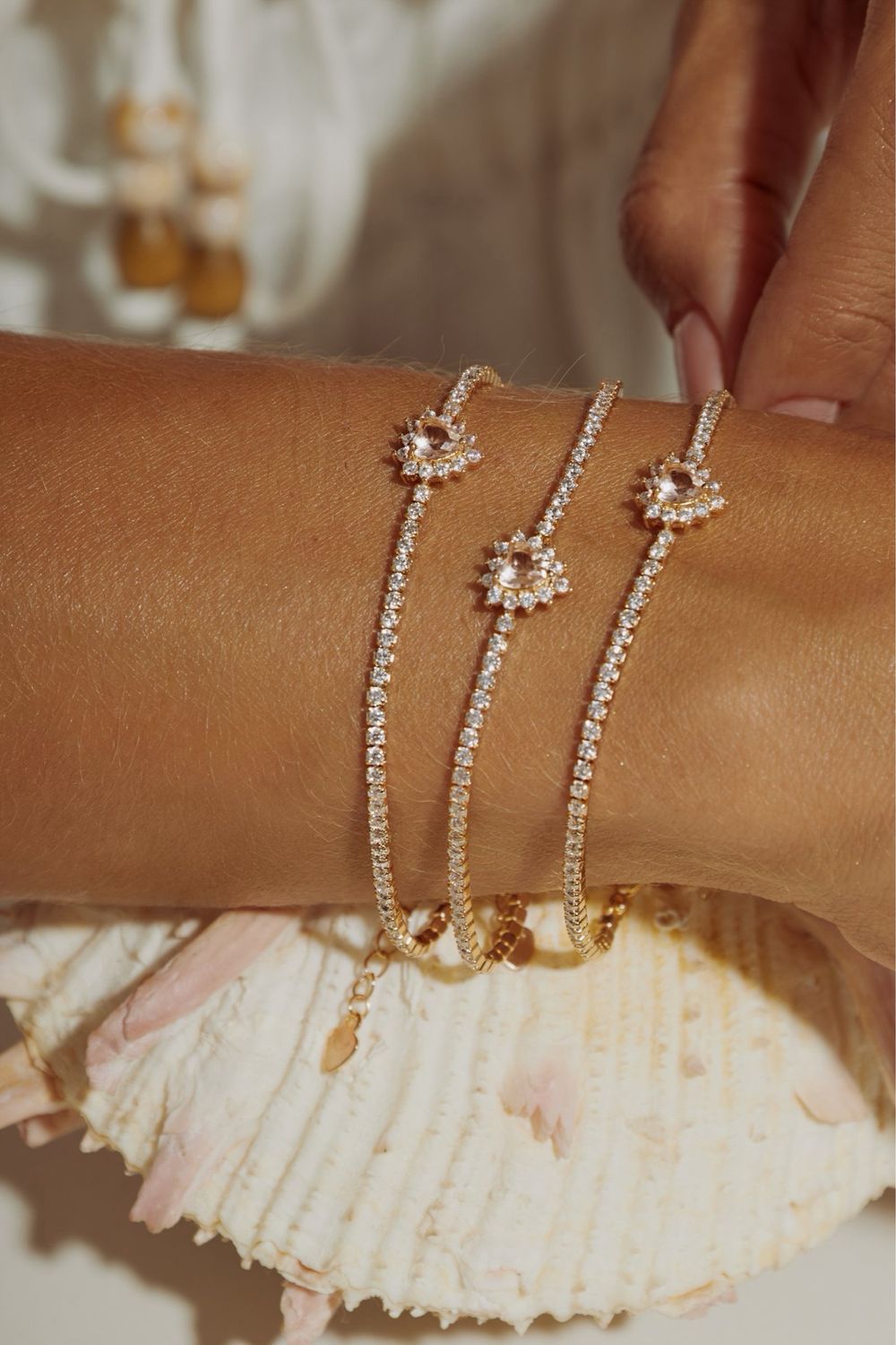 Morganite Fusion Bracelet