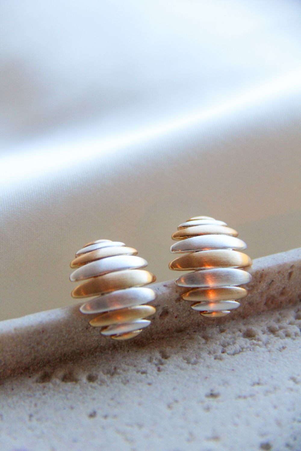 Mix Metals Matte Earrings