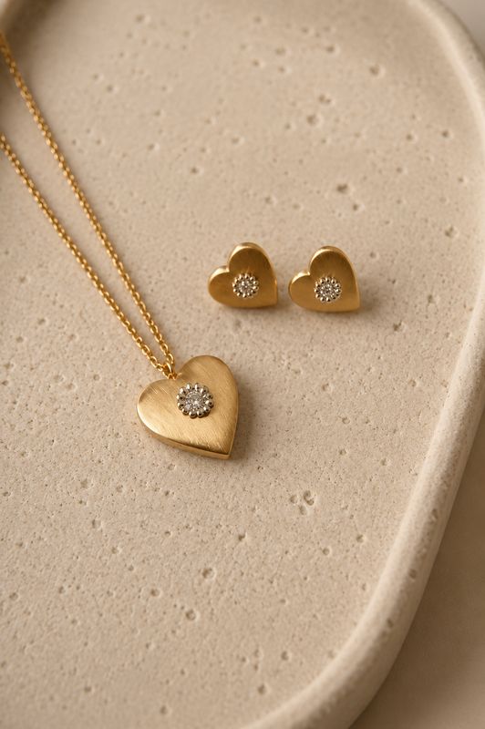 Heart Matte Set
