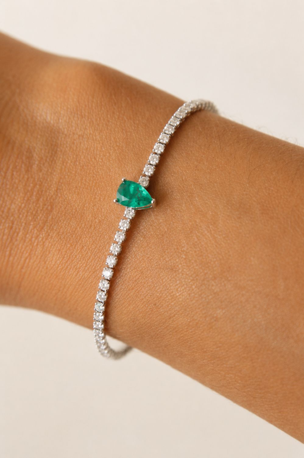 Emerald Tennis Necklace
