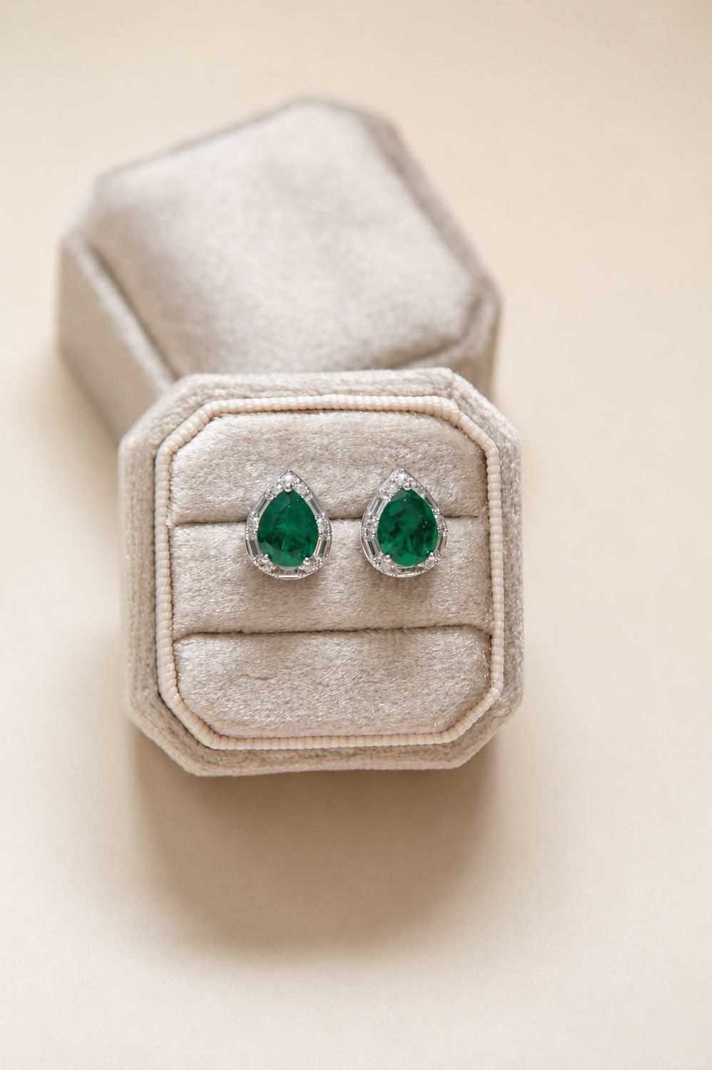 Lia’s Emerald Fusion Earrings