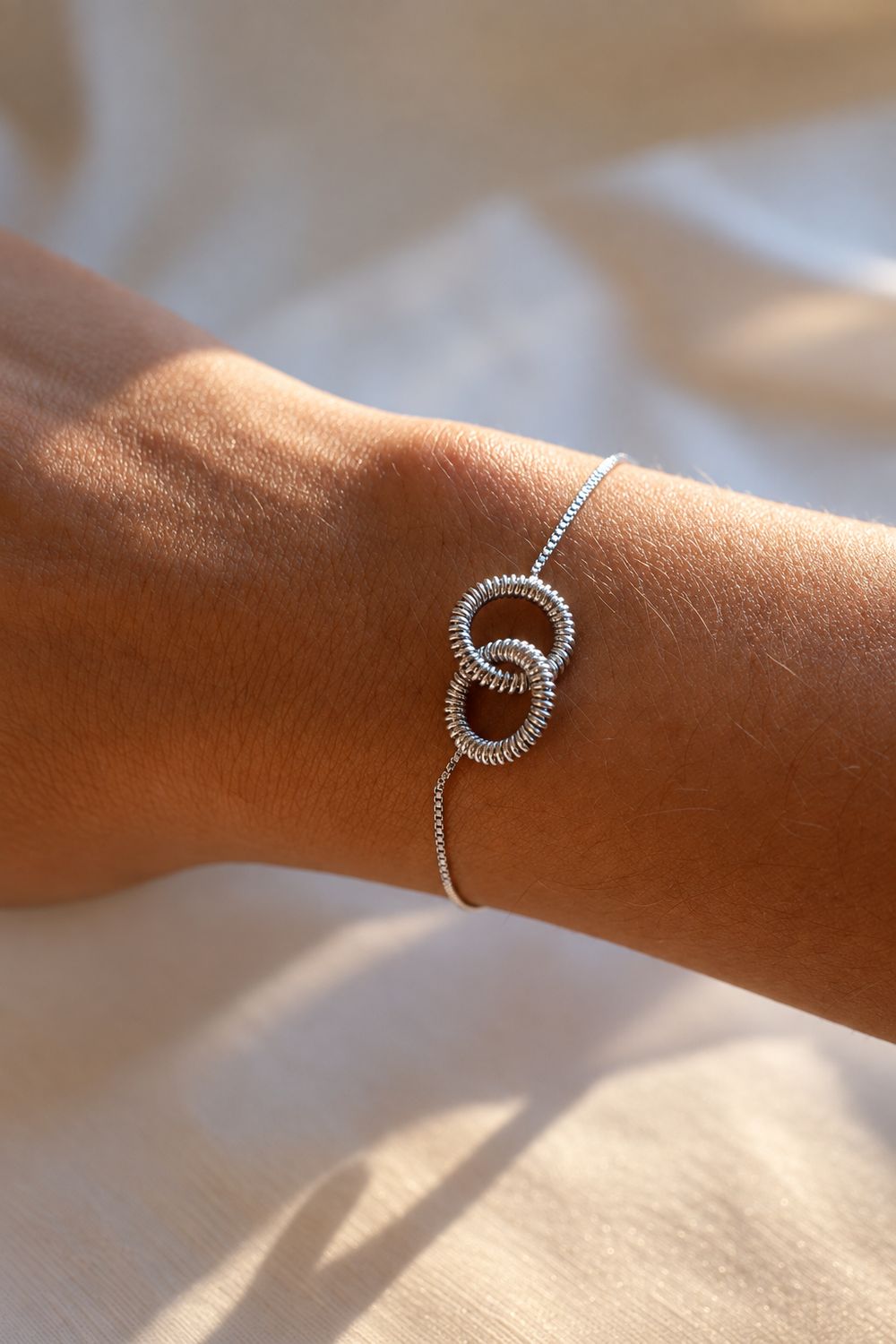 Adrienne’s Bracelet In White Rhodium