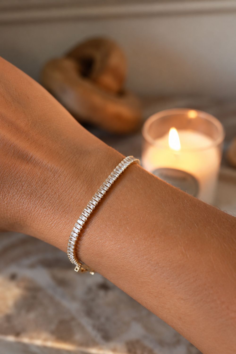 Jasmine’s Bracelet In Plated Gold 18k