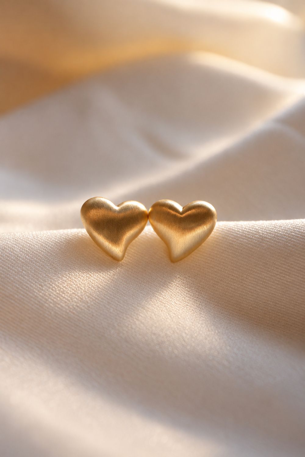 Matte Heart Earrings