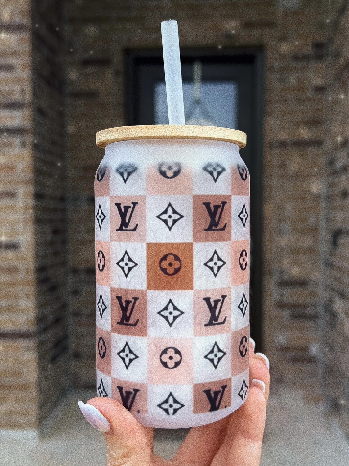 boho LV libbey glass