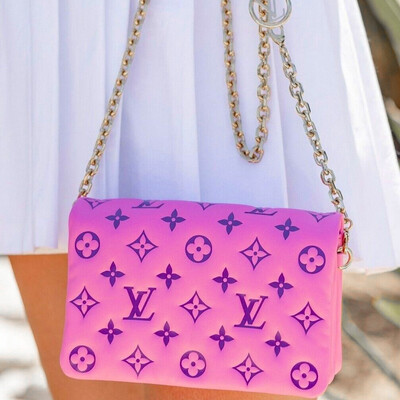 LV pochette coussin